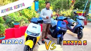 Ather Rizta Vs Rizta z.Ather Rizta electric scooter review in Bengali.Best electric family scooter.