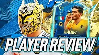 59 BALANCE?! 👀 91 TOTSSF JIMENEZ PLAYER REVIEW! - FIFA 20 Ultimate Team