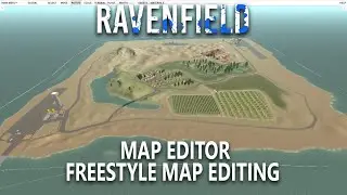 Ravenfield - Map editor - freestyle map editing chill stream