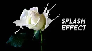 GIMP Tutorial : Liquid Splash Flower Photo Manipulation