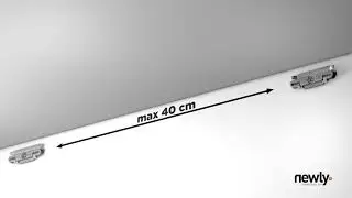 How to install the Newly R20 picture rail?