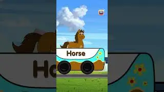 ABC Animal Train Phonics Song -Part2 #BabyTaku #Shorts #ChuChuTV #NurseryRhymes #KidsSongs #Animals