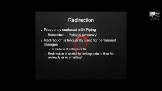 Linux Concepts 3: Data Streams, Redirection, and Piping