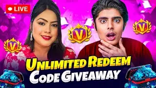 FREE FIRE LIVE CUSTOM ROOM GIVEAWAY | FF LIVE TEAMCODE GIVEAWAY | FF LIVE GIVEAWAY CUTE GILR FF LIVE