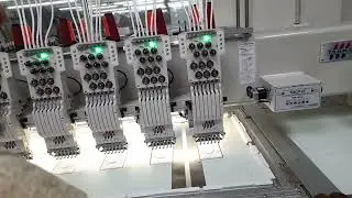 #tajima #embroidery #multiheaded #machine