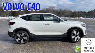 Volvo C40 Twin Ultimate Recharge 2023 года / Прогулка с Хизер