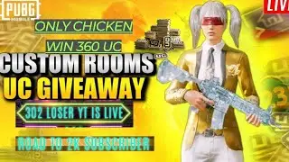 302 YT LOSER #pubgmobile Only Chat giveaway And Royal Pass Giveaway #viral #viralvideo