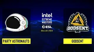 Party Astronauts vs. GODSENT - Map 1 [Nuke] - IEM Dallas 2022 NA - Closed Qualifier