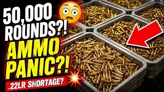 Storing 50,000 Rounds of .22LR &mdash; Ammo Shortage & Prep Talk 🔒💥 #AmmoShortage