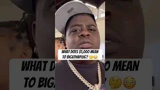 What does $1,000 mean to #BigXThaPlug ? 🤔 #upcomingartist #hiphopnews #moneymindset #shorts