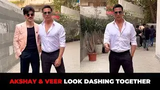 Akshay Kumar & Veer Pahariya&rsquo;s Dapper Look At Sky Force Promotions!