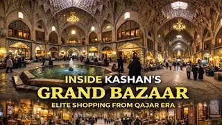 Inside Kashan&rsquo;s Grand Bazaar | Iran&rsquo;s Most Beautiful Qajar Market