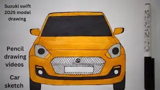 Suzuki swift 2025 model drawing | easy drawing videos | Car drawing sar