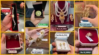 Latest gold jewellery collection with price 🍁 || Gold chain || Gold earrings || Gold necklace