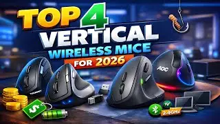 Top 4 Vertical Wireless Mice You Should Buy in 2026!