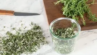 How to Make Salt-Preserved Herbs | Sunset