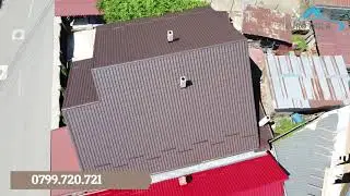 Tigla metalica model Clasic RAL 8019 mat