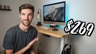The Best Standing Desk For UNDER $300! (WOKA Dural Motor Standing Desk)