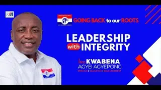 Kwabena Agyepong pledges discipline, meritocracy and youth empowerment ahead of NPP primaries