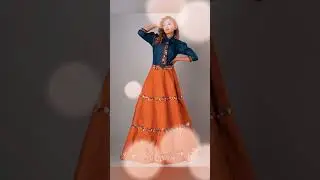 orange dress design with contrast | Rust orange colour combinations