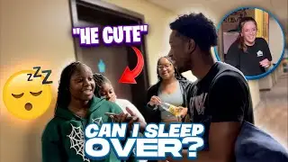 Asking Random College Students If I Could Sleepover