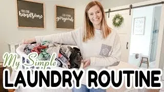 MY SIMPLE LAUNDRY ROUTINE 2019 // FAMILY OF 4 // HOW I KEEP UP WITH LAUNDRY