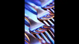 Photographing Shiny Metal Silverware on Reflective Surface