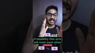 Ant and Triangle Puzzle #mathematics #probability #jeemaths #mathsjee #puzzleforsoftwareengineers
