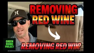 How we remove Red Wine Stains from a Sofa