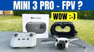 DJI Mini 3 Pro VR Headset Providing an Immersive FPV Experience with DroneMask 😎