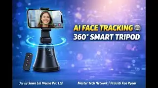 AI Face Tracking Tripod 🤖 | Smart Video Shoot 360&deg;