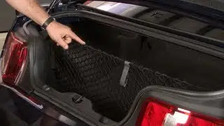 Mustang Ford Trunk Storage Cargo Net 2005-2014 Installation