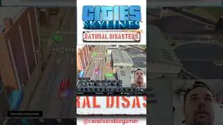 Cities Skylines: Natural Disasters (Gameplay PS4 PT-BR) #citiesskylines #gameplay #humor