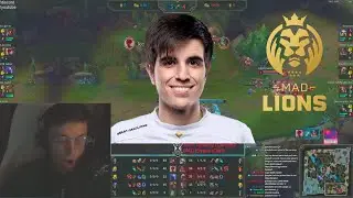 Caedrel Reacts To MAD Elyoya Getting Smurfed On By This Lee Sin!!