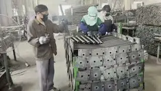 Screw jack base welding #scaffolding #screwjackbase #welding