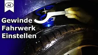 Gewindefahrwerk einstellen | Adjust coilover | VitjaWolf | Tutorial | HD