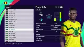 PES 2021 MALI ACTUAL + 8 CLASSIC PLAYERS PS4