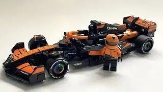 Building LEGO Speed Champions McLaren F1 Team MCL38 Race Car 77251