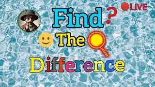 Find the Differences - Brain game Puzzle 🧩 🔴Live Difference Challenges