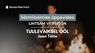 Tuulevaiksel ööl - Jaan Tätte | Lihtsam versioon | Sõrmitsemise õppevideo kitarrile + TAB