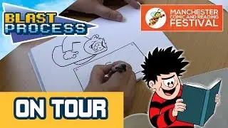 Nigel Parkinson draws Dennis the Menace! - Manchester Comics and Reading Festival 2018