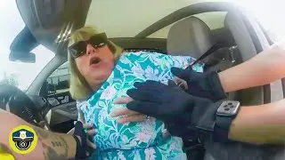 Defiant Karen Tests Police During Traffic Stop and Learns Fast | Karen Instant Karma