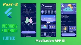 Flutter Meditation App UI | Part-2 | Pixel Perfect