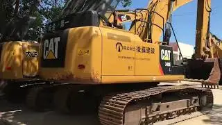 Used caterpillar 349E. 349DL chain excavator with good condition. Original usa caterpillar 349EL