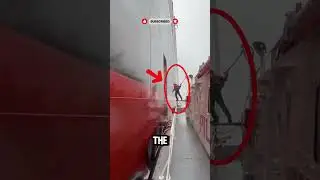 Daredevil Pilot's INSANE Transfer in Stormy Seas! ⚓🌊