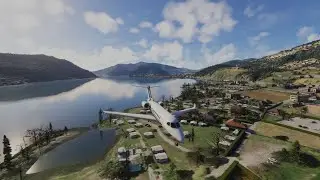 MSFS 2024 Epic Flight from Geneva to Lugano over Swiss Alps (LSGG-LSZA) BATC 4K Citation Longitude