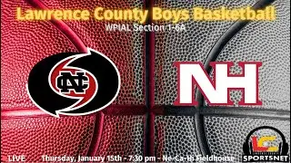 New Castle Red Hurricanes vs. North Hills Indians - Boys Basketball - WPIAL Sec.1-6A - Jan. 16, 2026