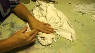 FOLDING A DEAD BEAR , RAINBOW HIPPY TIE DYES