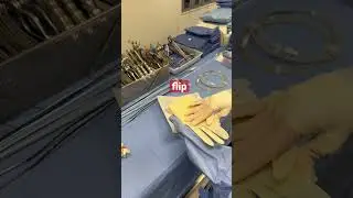 Donning surgical gloves closed technique #interventionalradiology #surgery #medicalstudent #scrub