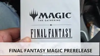 Final Fantasy Magic prerelease unboxing